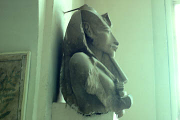 The grotesque features of the Heretic Pharaoh on this bust in the Cairo Museum may have been nothing more than a stylistic fancy.