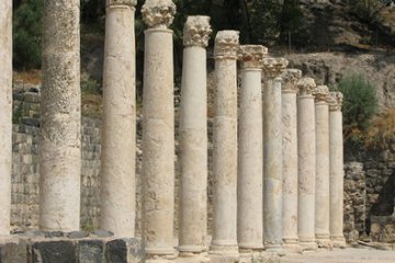 Roman pillars at Beitshan