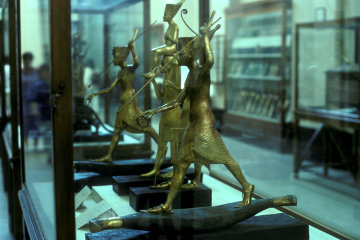 The four stolen statues