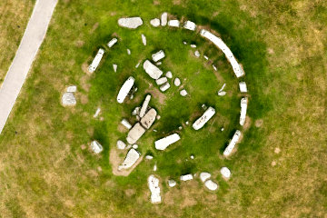 Crop markings at Stonehenge