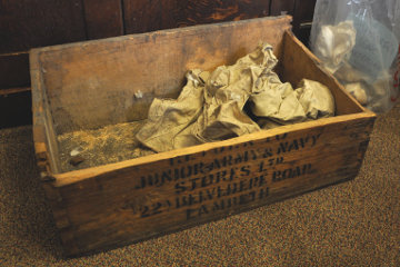 The box found on top of a cupboard