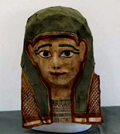 The destroyed mummy mask