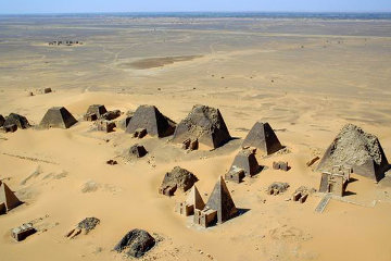 Meroe pyramids