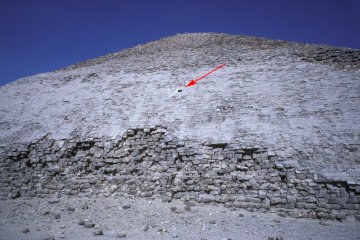 Western entrance to the Bent Pyramid