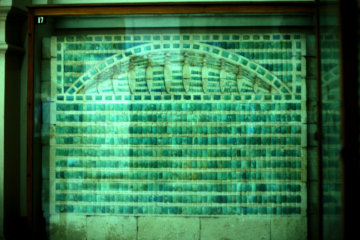 Tiles in the tunnels beneath the Step Pyramid