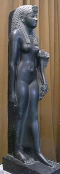 A statue of Cleopatra from the Hermitage Museum.