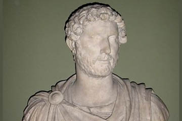 A bust of Hadrian.