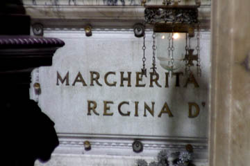 The tomb of Queen Margharita of Italy.