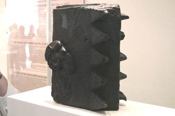 A bronze ram dedicated at Olympia