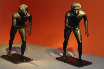 Two athletes