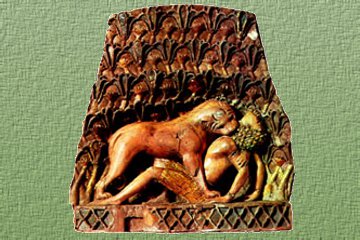 Lioness killing a negro