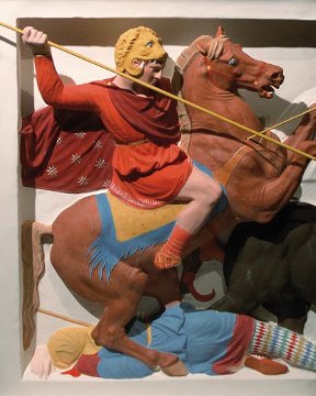 The repainted Alexander Sarcophagus