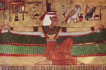 The goddess Isis.