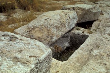 Maccabean tombs.